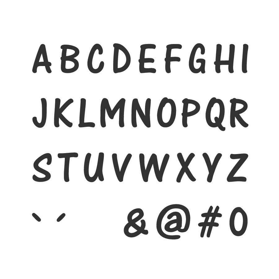 Lettres gribouillis – Image 2