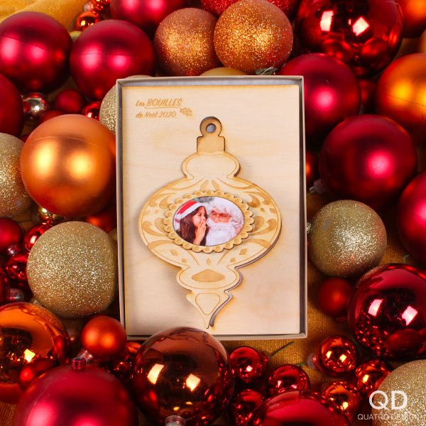 *PROMO* Bouille de Noël avec photo ronde ou ovale