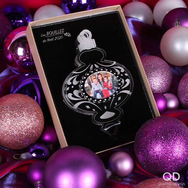 *PROMO* Bouille de Noël avec photo ronde ou ovale – Image 2