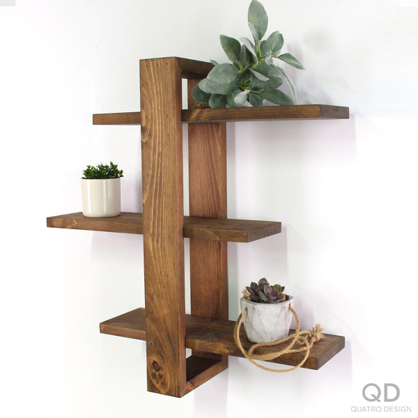 Étagère murale - Brun