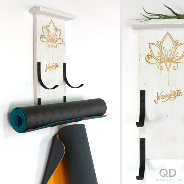 Support pour tapis de yoga