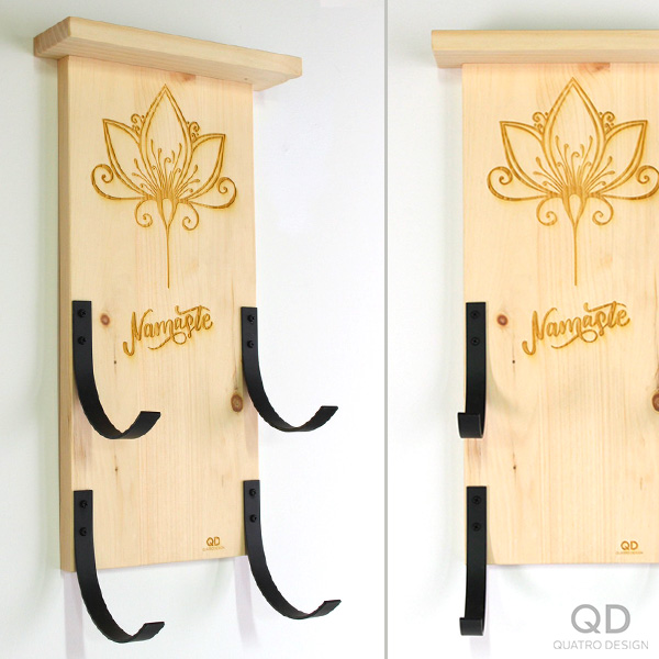 Support pour tapis de yoga