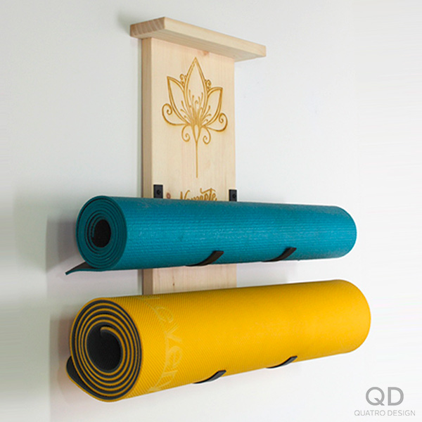 Support pour tapis de yoga