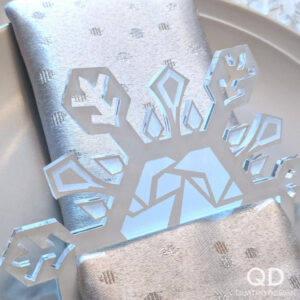 Kit de table « Flocon de glace »