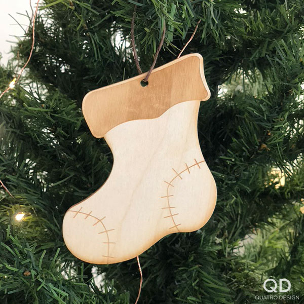 Ornements de bois « Jour de neige » – Image 6