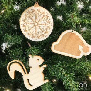 Ornements de bois « Cocooning »