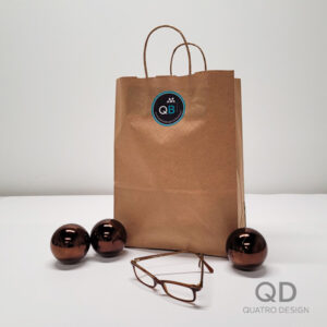 Douzaine de boules - 2,5 po Brun lustré