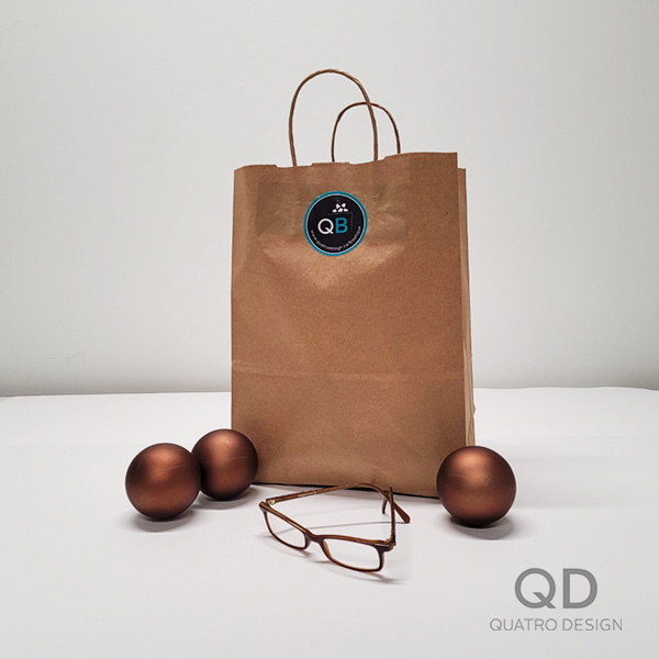 Douzaine de boules - 2,5 po Brun mat