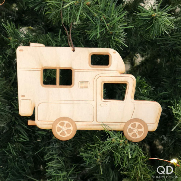 Ornements de bois « Camping en folie » – Image 7