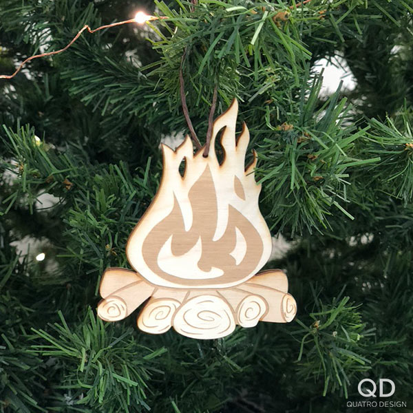 Ornements de bois « Camping en folie » – Image 9