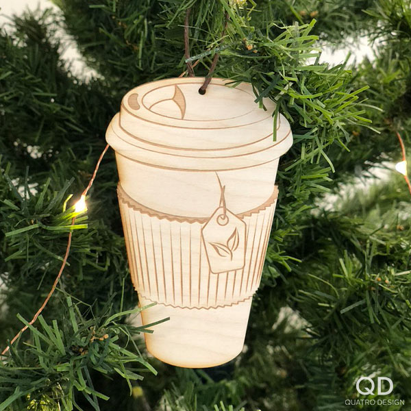 Ornements de bois « Sortie à la patinoire » – Image 4