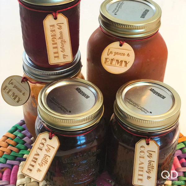 Identification de conserve (lot de 12)