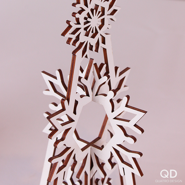 Trio de sapins scandinaves - Pâle – Image 5