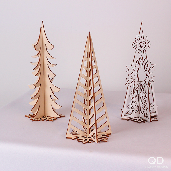 Trio de sapins scandinaves - Pâle – Image 4